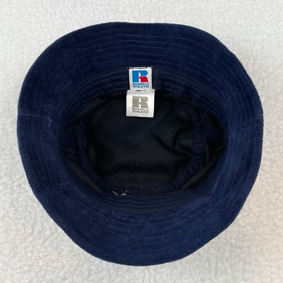 RUSSELL ATHLETIC • Navy Blue Terrorbird Media Terry Cloth Bucket Hat - Picture 5 of 16